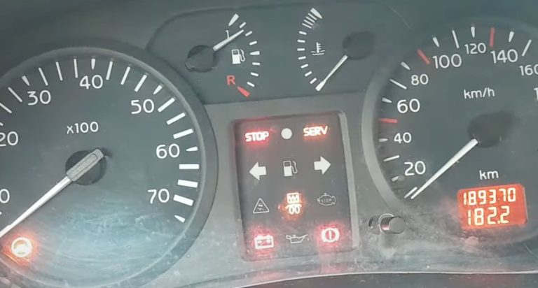 voyants d'une clio 2
