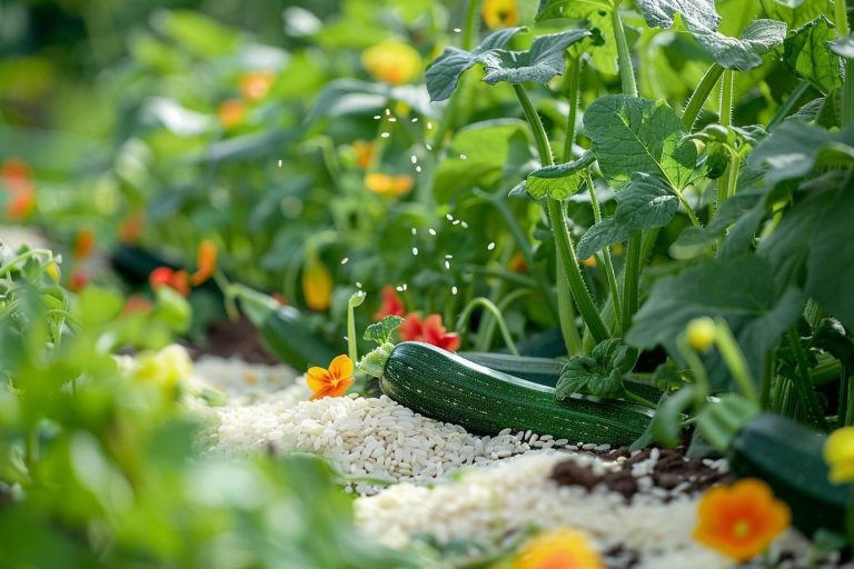 Pourquoi mettre du riz au pied des courgettes : une astuce écologique pour votre potager