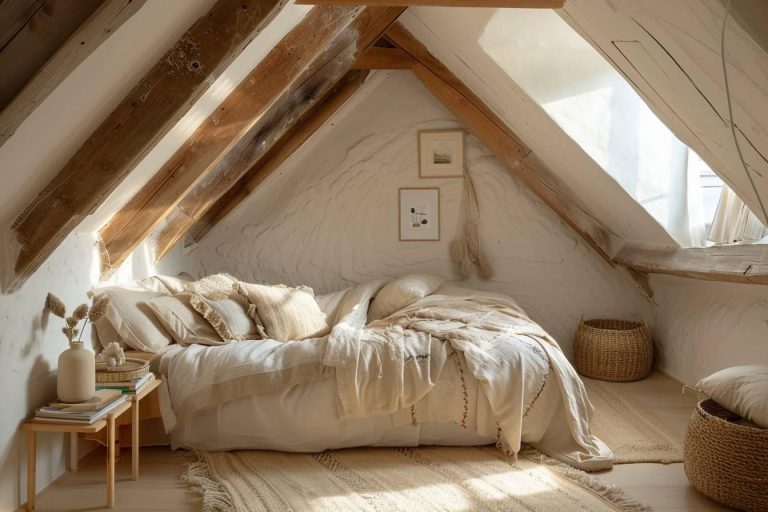 Aménager une chambre sous comble à faible hauteur