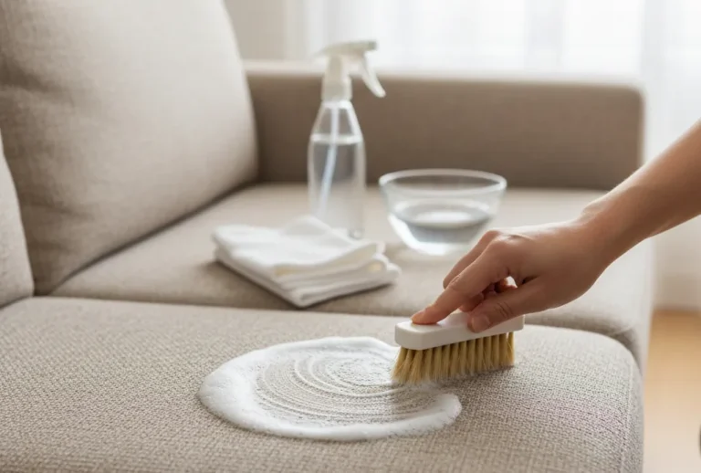 comment nettoyer un canapé en tissu