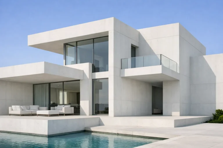 béton blanc