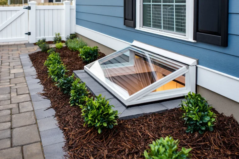 cour anglaise pour vide sanitaire