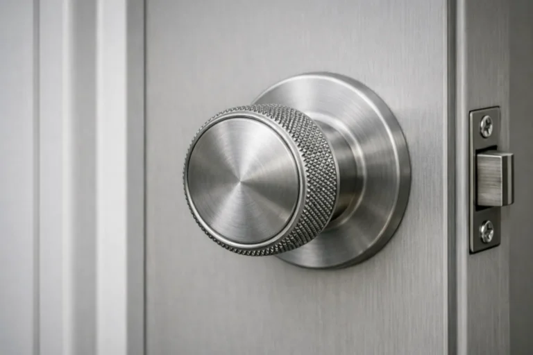 bouton moleté porte