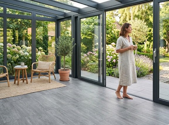 carrelage et veranda aluminium