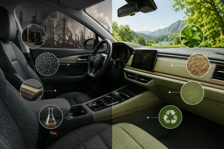 Quels matériaux rendent l’habitacle d’une voiture plus écologique ?